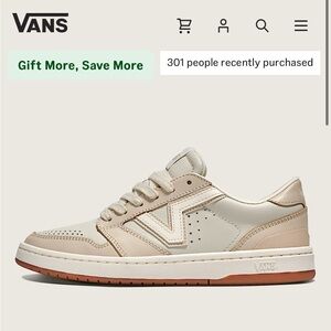 Vans Lowland 2.0 in Marshmallow/Beige